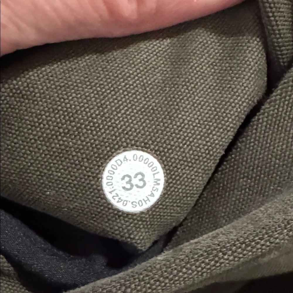 Lululemon ABC Relaxed-Fit Crop Pant Utilitech Dark Khaki Athleisure-33